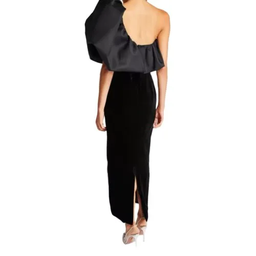 Velvet midi dress