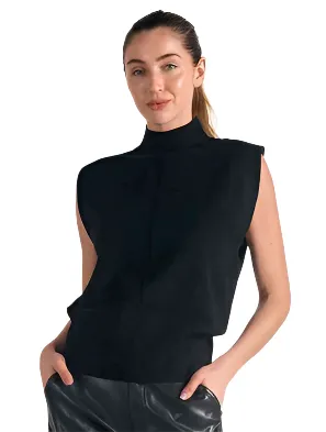 Vest Sleeveless Sweater Black  SW11323B
