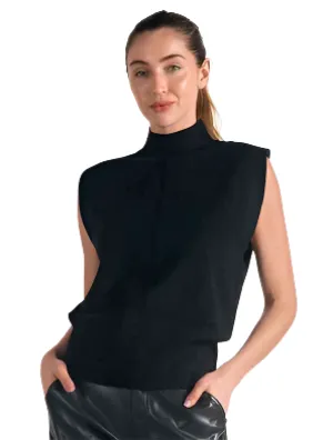 Vest Sleeveless Sweater Black  SW11323B