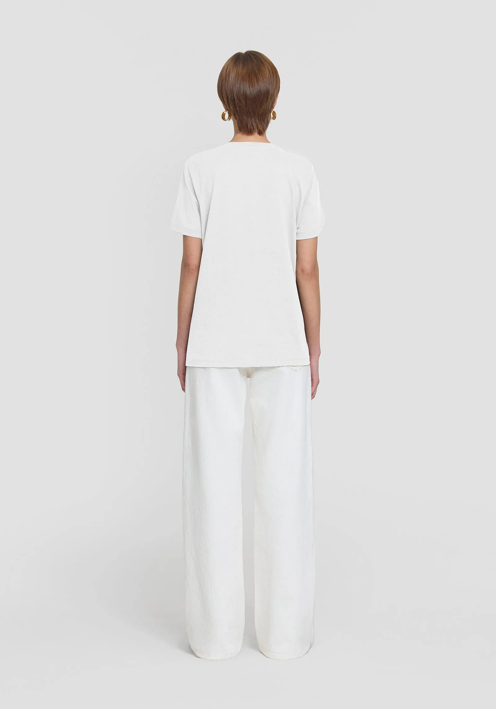 Viktoria & Woods V&W Cut Out Tee - Ivory