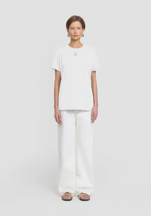 Viktoria & Woods V&W Cut Out Tee - Ivory