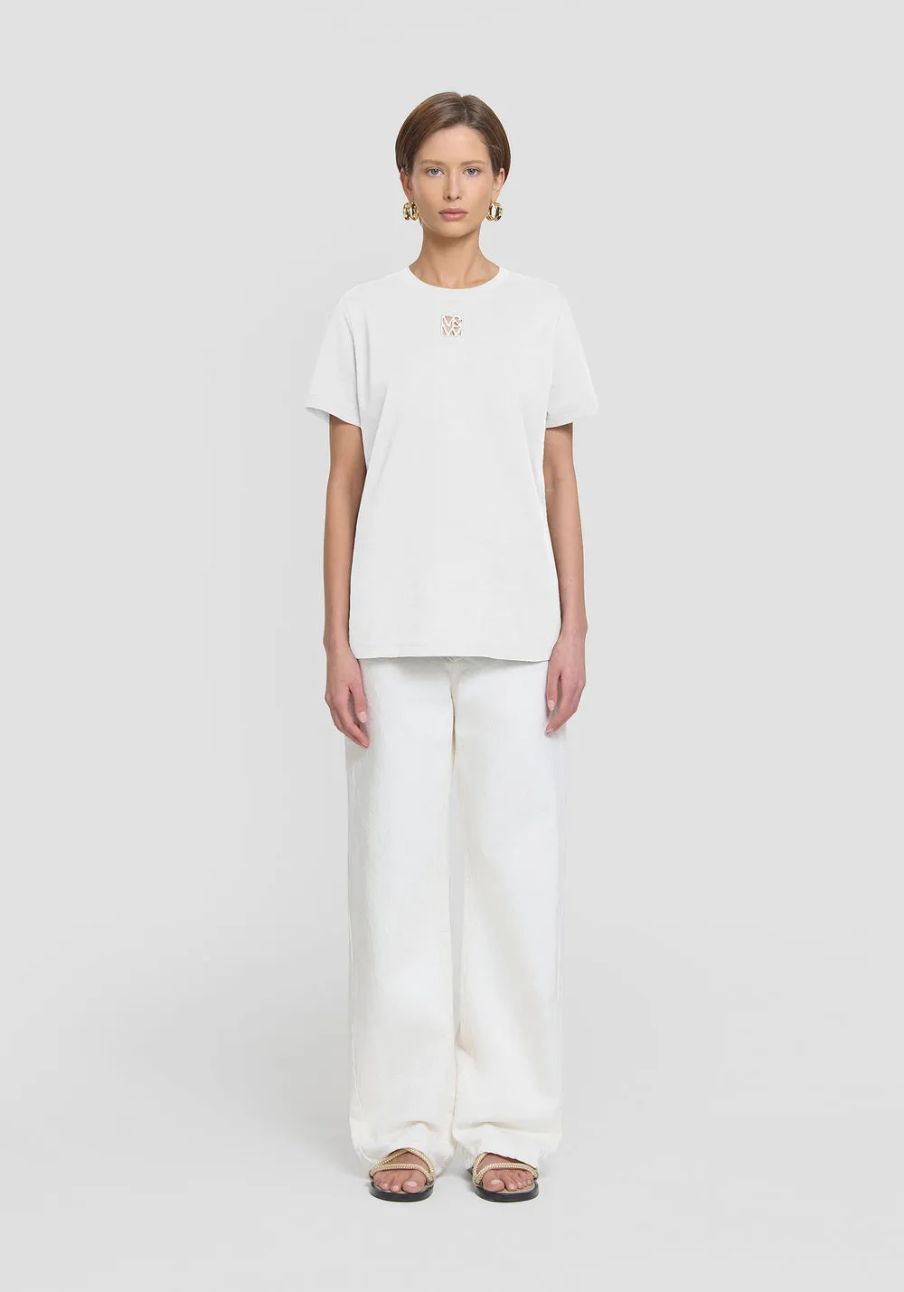 Viktoria & Woods V&W Cut Out Tee - Ivory
