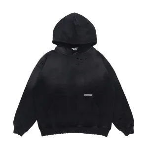 Vintage Gradient Wash Oversized Hoodie