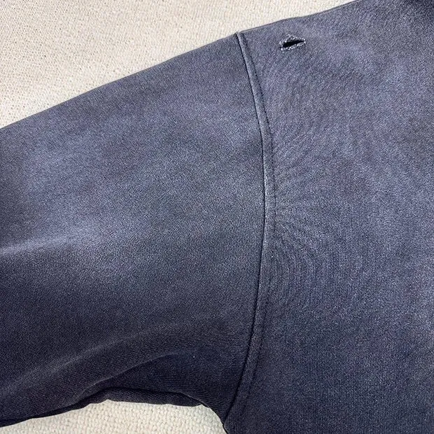 Vintage Gradient Wash Oversized Hoodie