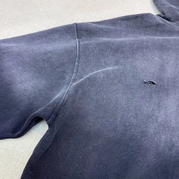 Vintage Gradient Wash Oversized Hoodie