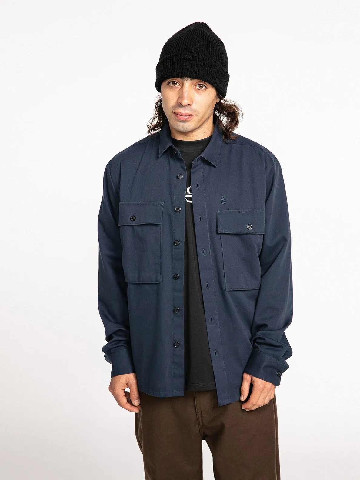 Volcom Louie Lopez Workshirt Long Sleeve Navy
