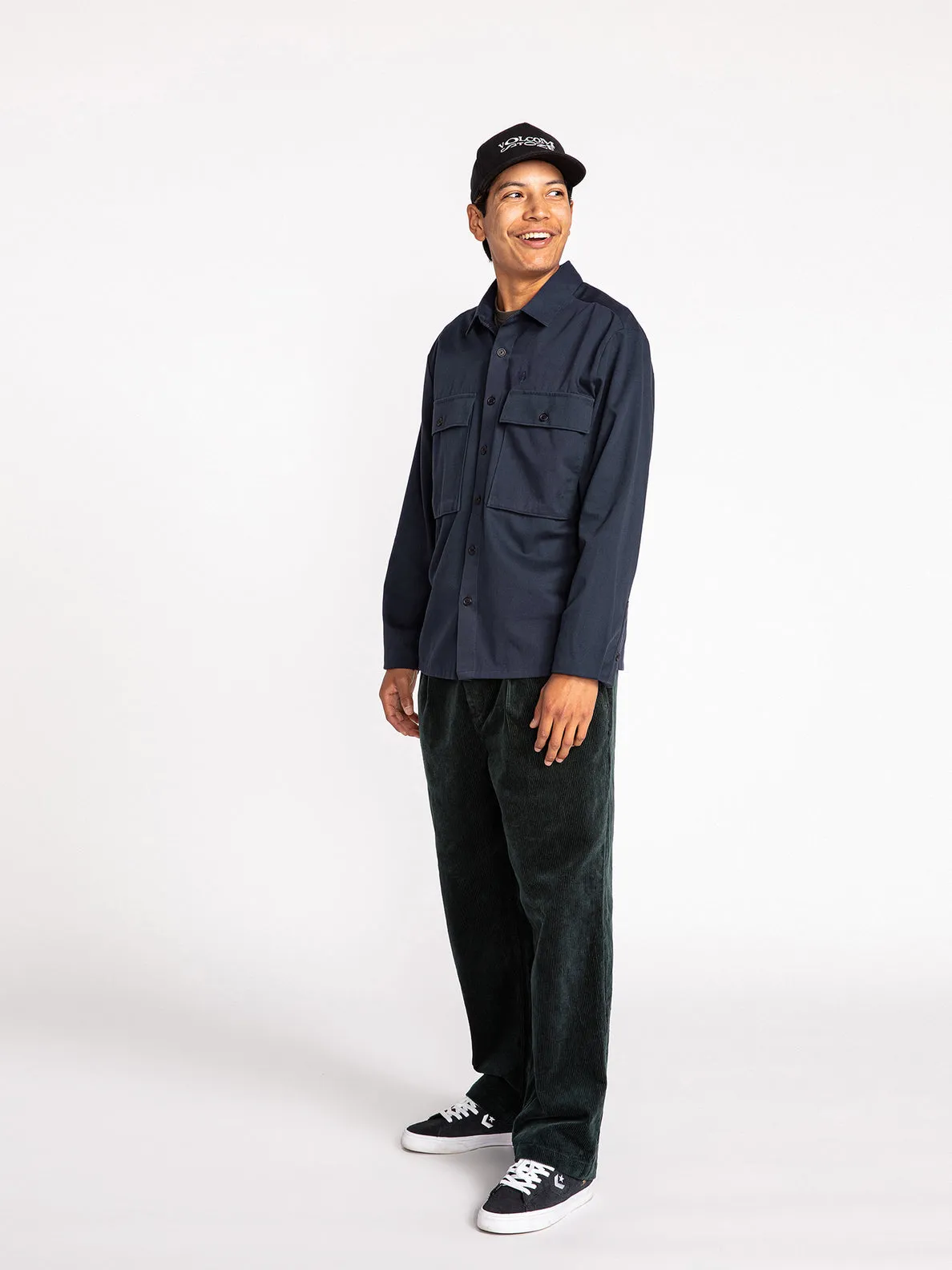 Volcom Louie Lopez Workshirt Long Sleeve Navy