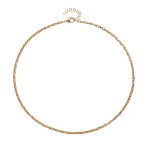 Wafer Gold Necklace