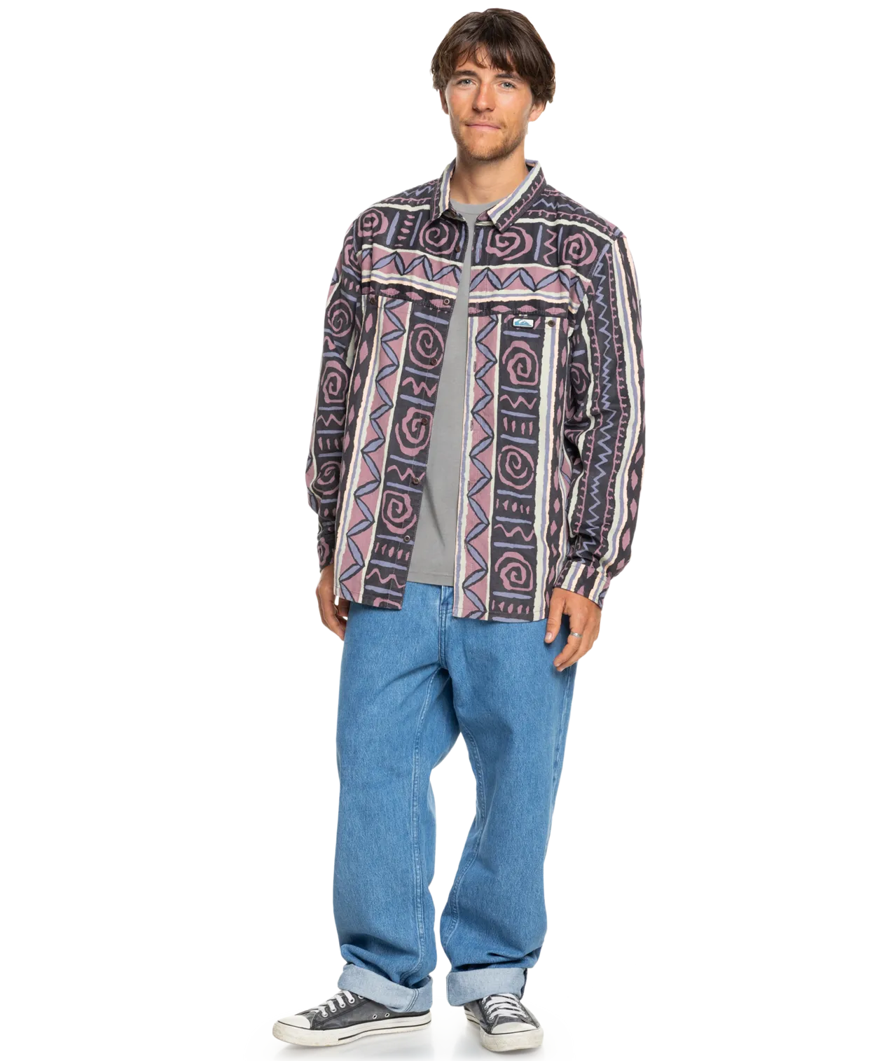 Wasilla Shirt in Grape Shake