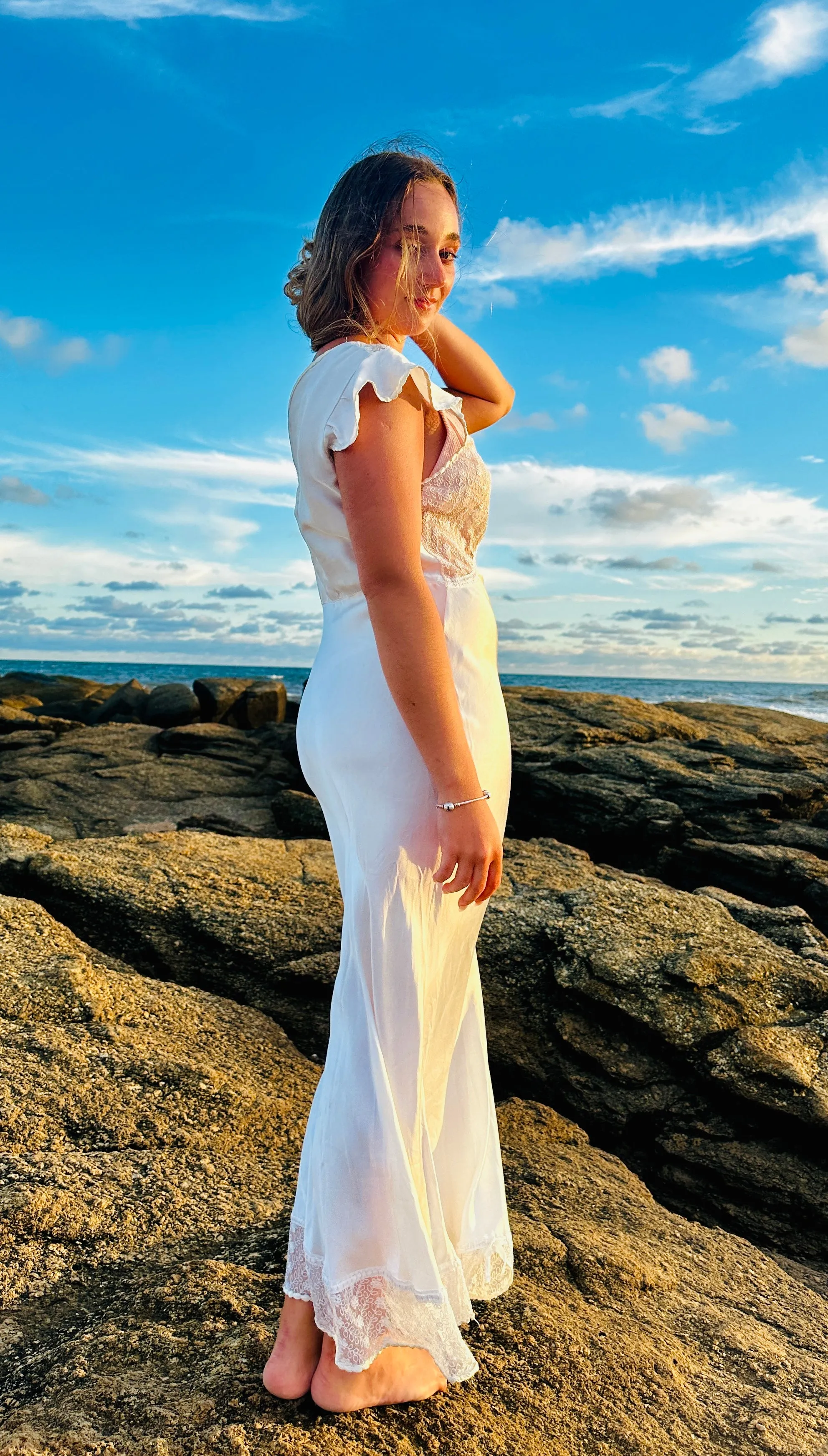 White Nightgown - 40s