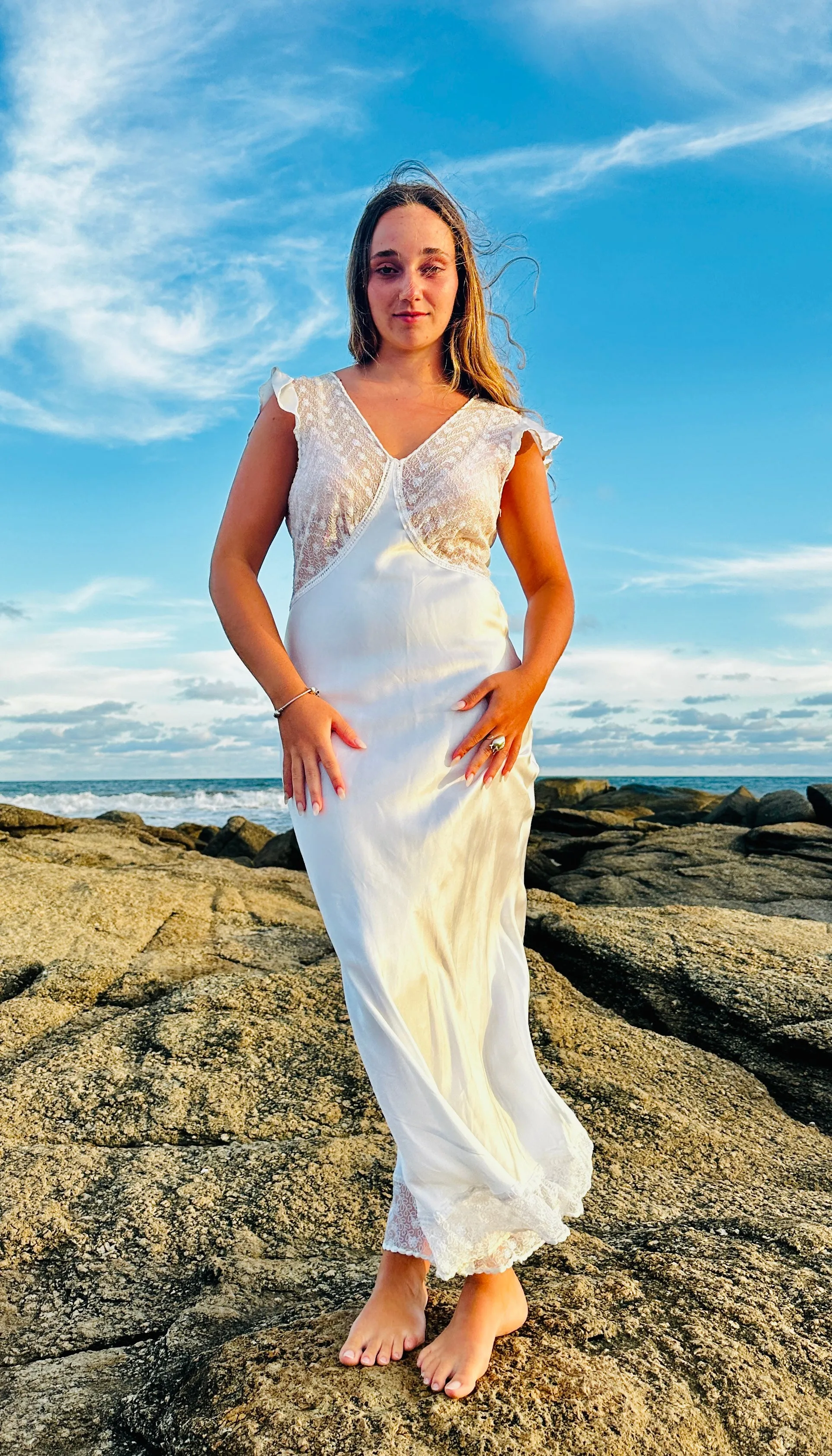White Nightgown - 40s