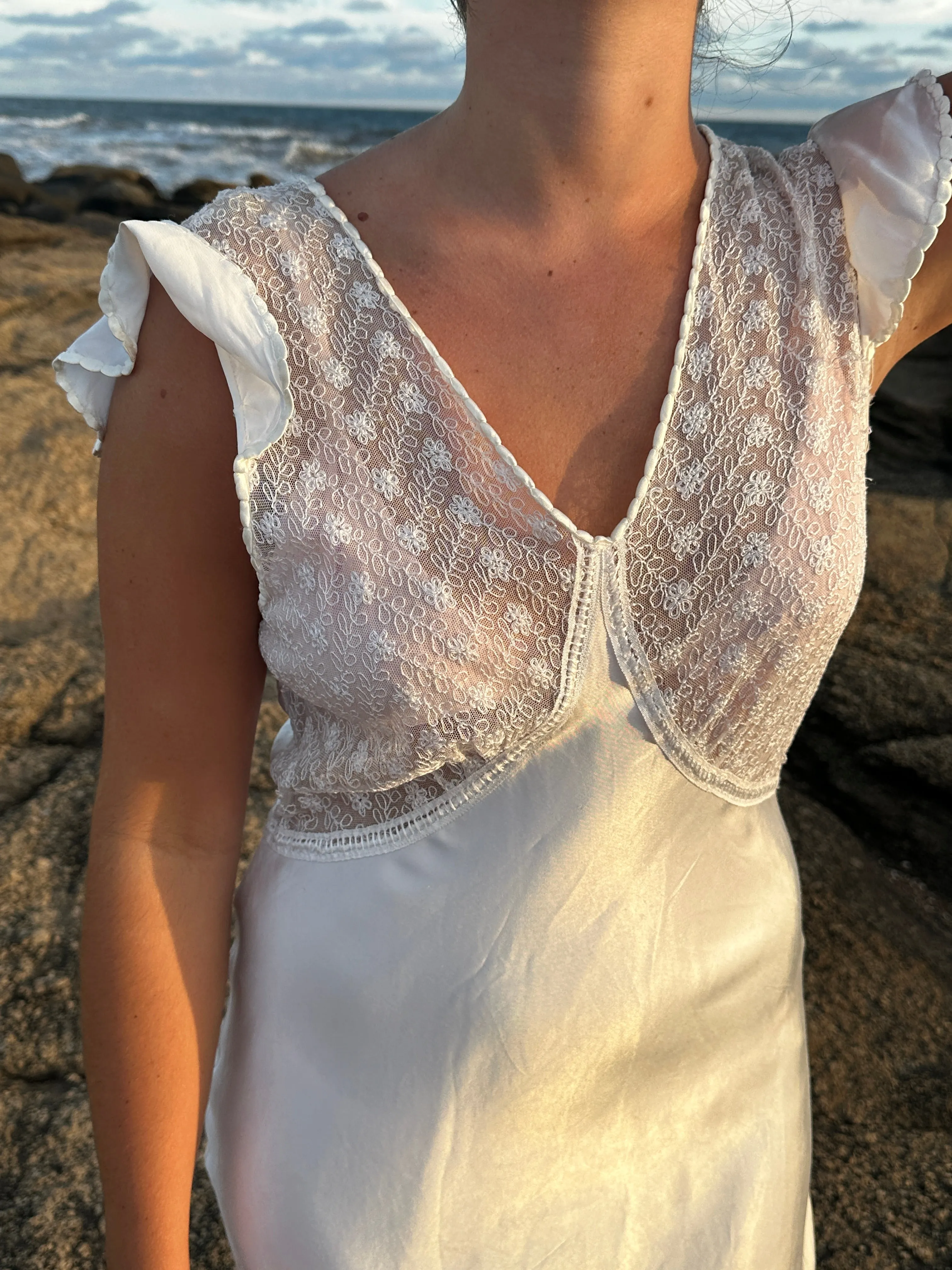 White Nightgown - 40s