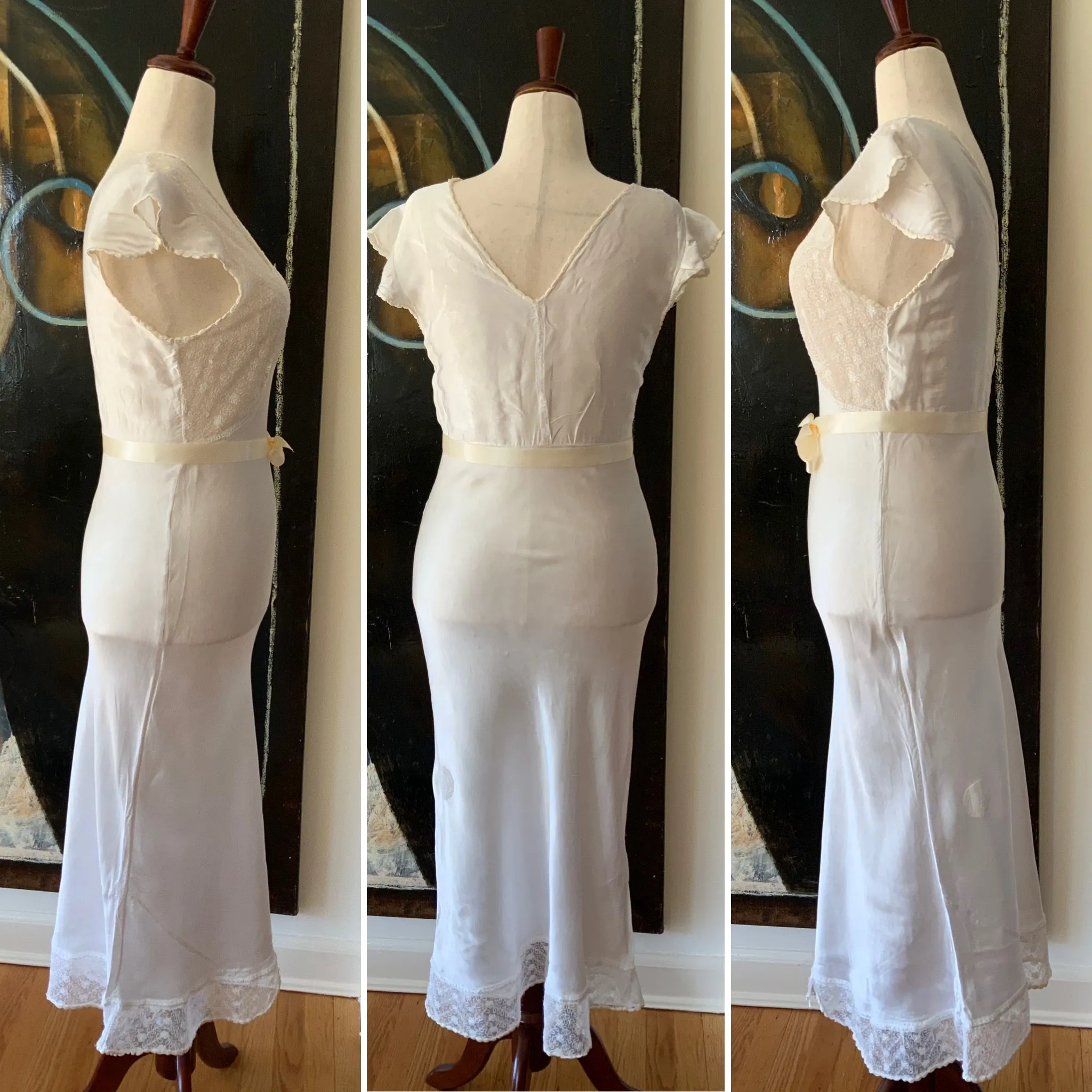 White Nightgown - 40s