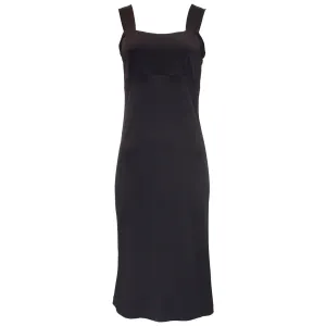 Wide Strap Slip Black