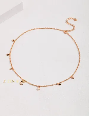 WILLA Dainty choker layering necklace