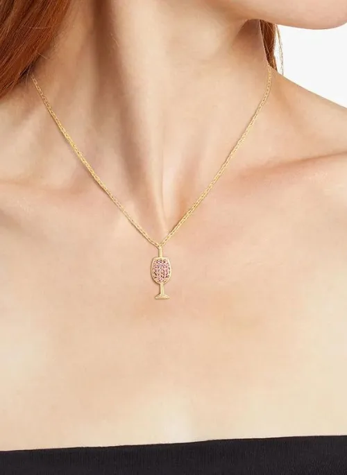 Wine Glass Pendant