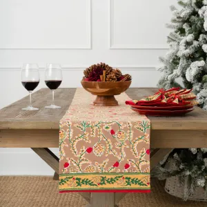 Winter Pinecone Table Runner