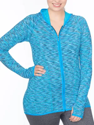 Women's Plus Spacedye Hoody Jacket