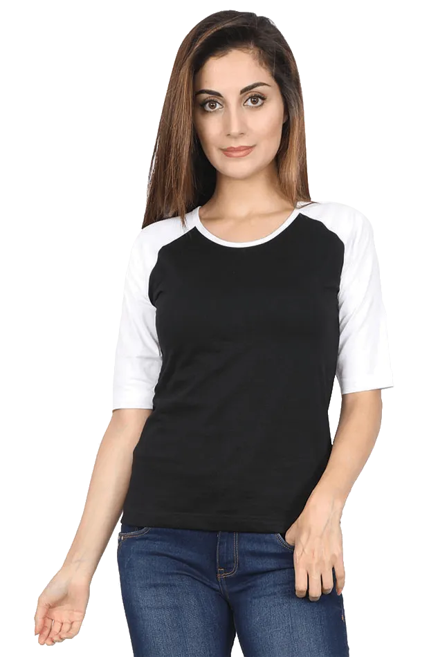 Women’s Raglan Full-Sleeve T-Shirt – Bold Style, Effortless Comfort