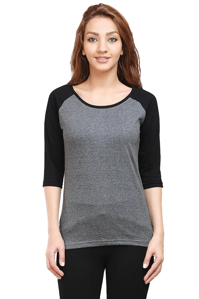 Women’s Raglan Full-Sleeve T-Shirt – Bold Style, Effortless Comfort