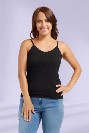Zafina Tank Top Black
