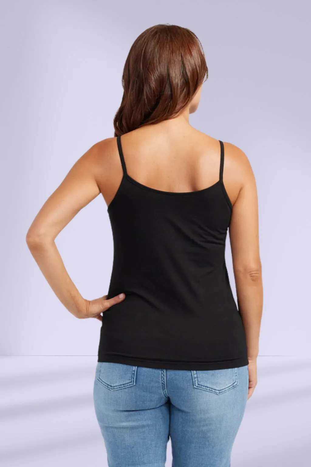 Zafina Tank Top Black